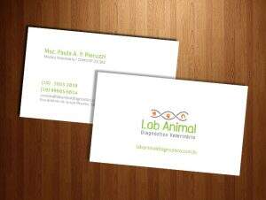Cartão de visitas Lab Animal