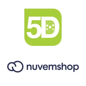 Logo 5D Publicidade e Nuvemshop - 5D Publicidade